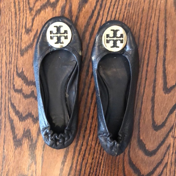 Tory Burch Shoes - Tory Burch Minnie Travel Ballet Flat, Leather
